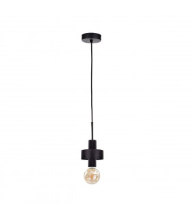 Unica Slim Pendant Ceiling Light Black, 12cm, 1x E27