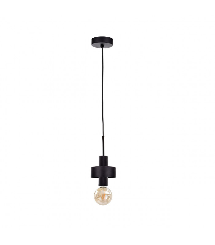 Unica Slim Pendant Ceiling Light Black, 12cm, 1x E27