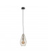 Geo Wire Frame Pendant Ceiling Light Gold, 19cm, 1x E27