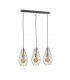 Geo Bar Pendant Ceiling Light Gold, 60cm, 3x E27