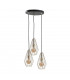 Geo Cluster Pendant Ceiling Light Gold, 32cm, 3x E27