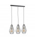 Lex Bar Pendant Ceiling Light Gold, 60cm, 3x E27