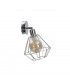 Kinkiet Wall Lamp Silver, 20cm, 1x E27