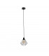 Foskal Wire Frame Pendant Ceiling Light Black, 20cm, 1x E27
