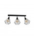 Foskal Ceiling Spotlight Bar Black, 65cm, 3x E27