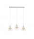 Foskal Bar Pendant Ceiling Light White, 60cm, 3x E27