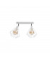 Foskal Twin Ceiling Spotlight White, 55cm, 2x E27
