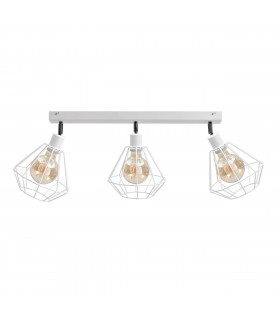 Foskal Ceiling Spotlight Bar White, 65cm, 3x E27