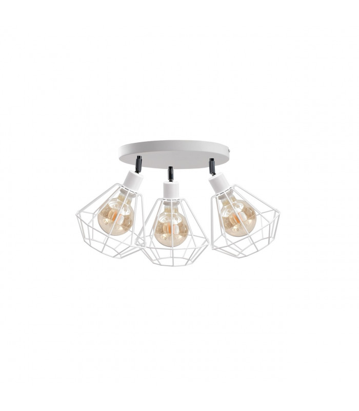 Fokal Ceiling Spotlight Clusters White, 32cm, 3x E27