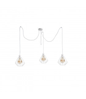 Foskal Cluster Pendant Ceiling Light White, 3x E27