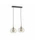 Laya Bar Pendant Ceiling Light Gold, 52cm, 2x E27