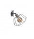 Luna Wall Lamp Silver, 25cm, 1x E27