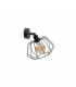 Luna Wall Lamp Black, 25cm, 1x E27