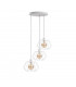 Luna Cluster Pendant Ceiling Light White, 32cm, 3x E27