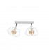 Luna Twin Ceiling Spotlight White, 50cm, 2x E27