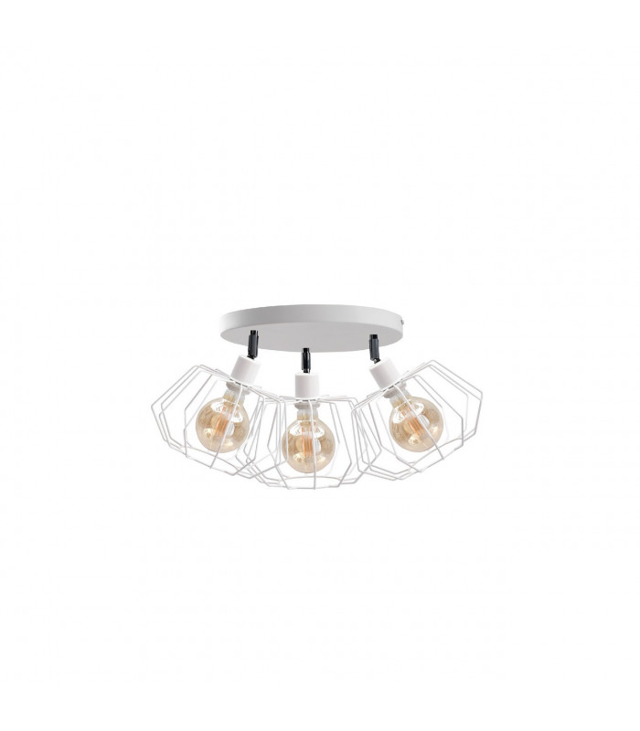 Luna Ceiling Spotlight Clusters White, 32cm, 3x E27