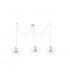 Luna Cluster Pendant Ceiling Light White, 3x E27