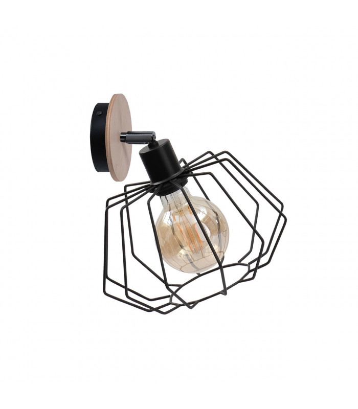 Soho Wall Lamp Wood, 25cm, 1x E27
