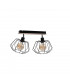 Soho Twin Ceiling Spotlight Wood, 55cm, 2x E27