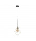 Taho Wire Frame Pendant Ceiling Light Gold, 22cm, 1x E27