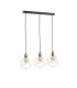 Taho Bar Pendant Ceiling Light Gold, 60cm, 3x E27