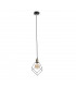 Ruben Wire Frame Pendant Ceiling Light Gold, 22cm, 1x E27