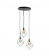 Ruben Cluster Pendant Ceiling Light Gold, 32cm, 3x E27