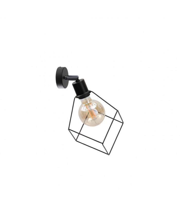 Ruben Wall Lamp Black, 22cm, 1x E27