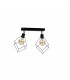 Ruben Twin Ceiling Spotlight Black, 53cm, 2x E27