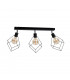 Ruben Ceiling Spotlight Bar Black, 63cm, 3x E27