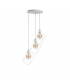 Ruben Cluster Pendant Ceiling Light White, 32cm, 3x E27