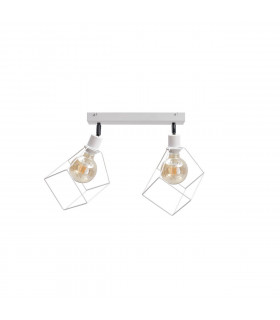 Ruben Twin Ceiling Spotlight White, 53cm, 2x E27