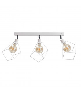 Ruben Ceiling Spotlight Bar White, 63cm, 3x E27