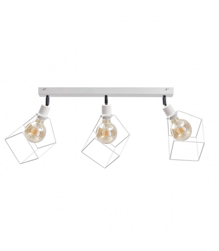 Ruben Ceiling Spotlight Bar White, 63cm, 3x E27