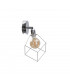 Ruben Wall Lamp Silver, 22cm, 1x E27