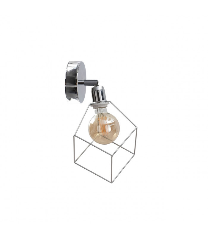 Ruben Wall Lamp Silver, 22cm, 1x E27
