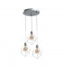 Ruben Cluster Pendant Ceiling Light Silver, 32cm, 1x E27