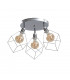 Ruben Ceiling Spotlight Clusters Silver, 32cm, 3x E27