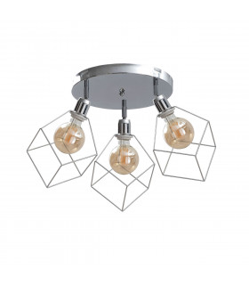 Ruben Ceiling Spotlight Clusters Silver, 32cm, 3x E27