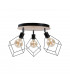 Ruben Ceiling Spotlight Clusters Wood, 32cm, 3x E27
