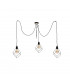 Ruben Cluster Pendant Ceiling Light Wood, 3x E27