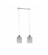 Diament Bar Pendant Ceiling Light Hanging Droplets, 50cm, 2x E27