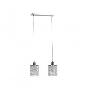 Diament Bar Pendant Ceiling Light Hanging Droplets, 50cm, 2x E27