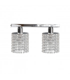 Diament Twin Ceiling Spotlight Hanging Droplets, 50cm, 2x E27