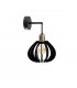 Gemma Wall Lamp Black, Gold, 20cm, 1x E27