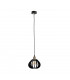 Gemma Wire Frame Pendant Ceiling Light Black, Gold, 20cm, 1x E27