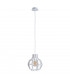 Bento Wire Frame Pendant Ceiling Light White, 28cm, 1x E27