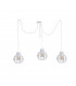Bento Cluster Pendant Ceiling Light Small White, 3x E27