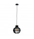 Bento Wire Frame Pendant Ceiling Light Black, 28cm, 1x E27
