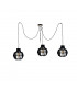 Bento Cluster Pendant Ceiling Light Small Black, 3x E27